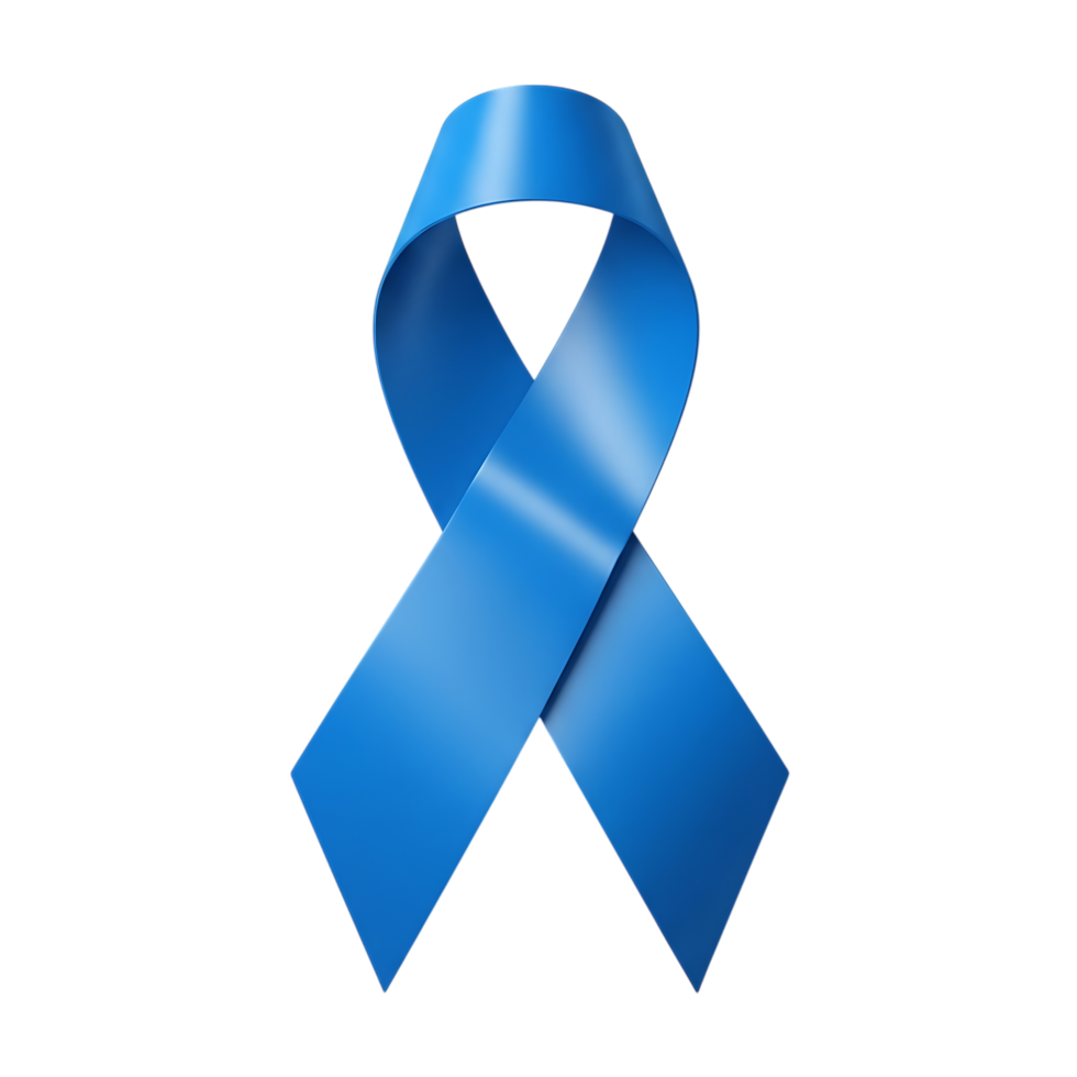 Colon Cancer Awareness Ribbon